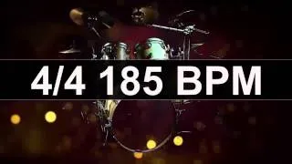 🔴 Drums Metronome 185 BPM