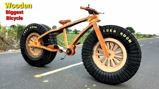 How to make Wooden Fat Bike  -  Bicycle