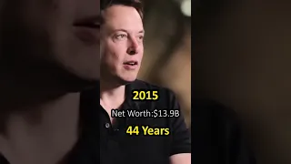 Evolution of Elon Musk Wealth 💵💵