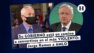 "Yo tengo otros datos", contesta AMLO a Jorge Ramos tras ACALORADA DISCUSIÓN