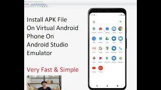 How To Install APK File On Virtual Android Phone On Android Studio Emulator. Very Fast & Simple Way