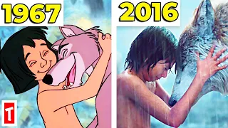 How The Jungle Book Reboot Compares To The Animated Original