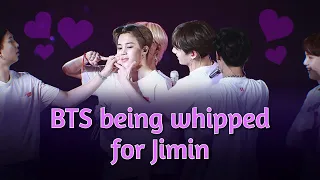 The Jimin Effect | BTS being whipped for Jimin