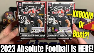 2023 ABSOLUTE FOOTBALL IS HERE! Is It Kaboom Or Bust With These $25 Blaster Boxes?!