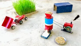 diy mini tractor trolley and floor mil project machine | science | keep villa