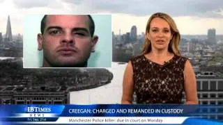 Creegan: charged and remanded in custody