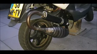 PIAGGIO ZIP SP 172CC DDL EXHAUST TEST RUN