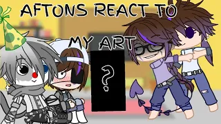 [OLD] Aftons (+Ennard) react to my art || read desc