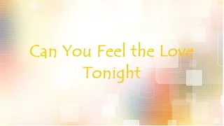 (NEW) Can You Feel the Love Tonight - Elton John - Cover by Elizabeth