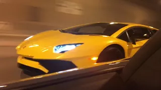 Aventadors in the i90 Tunnel