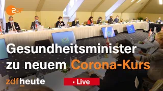 PK der Gesundheitsminister zu neuen Maßnahmen gegen Corona