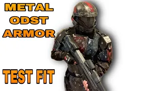 METAL ODST Armor Test Fit #shorts #halo