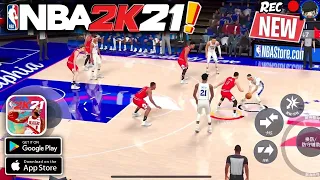 NBA 2K21 Mobile - Android & iOS - New Gameplay I littlelonewolzz GAMING