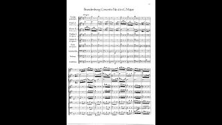 Bach: Brandenburg Concerto No. 4 (Score)