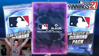 Prime Combo and Team Select Diamond Pack Opening! - MLB 9 Innings 21