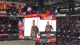 Philadelphia Flyers Win Horn + Claude Giroux 1000th and Final Skate