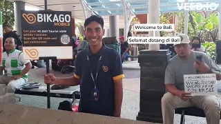 How to get your Bali Tourist SIM card and Scooter Rental at Bali Airport from Bikago.com