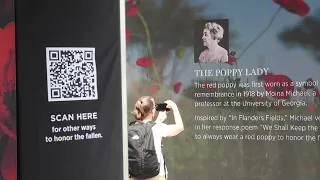 Poppy Wall Honors fallen at National Mall