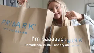 I am back!! Primark new in, primark haul and try on 🤍