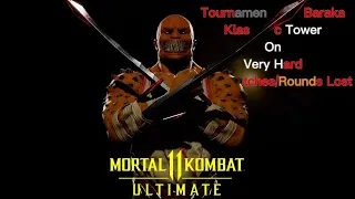 Mortal Kombat 11 Ultimate - Tournament Baraka Klassic Tower On Very Hard No Matches/Rounds Lost