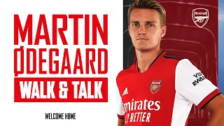 'It feels like it's meant to be!' | Martin Ødegaard | Walk & Talk Interview