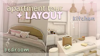 🏙 bloxburg apartment TOUR & LAYOUT! : ੭₊˚ | seqshell