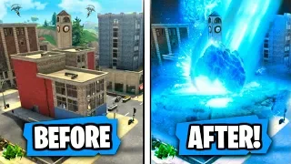 NEW "Tilted Towers" is getting "DESTROYED" by Meteor Strike Says Epic! (RIP TILTED TOWERS!)