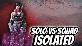 SOLO VS SQUAD | LEGENDARY RANK ISOLATED GAMEPLAY| CODM