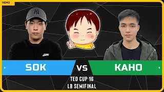 WC3 - [HU] Sok vs Kaho [NE] - LB Semifinal - TeD Cup 16 (Group D - Ro16)