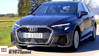 2021 Audi A3 Sportback 40 TFSI e Explained