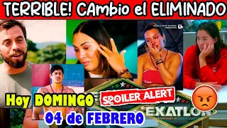 🤬TERRIBLE NOTICIA! Cambio el ELIMINADO de este DOMINGO 04 de FEBRERO! Duro GOLPE para ROJOS o AZULES