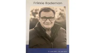 Gedenkdiens  Frikkie Rademan   10 Julie 2022
