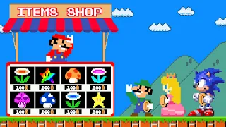 Super Mario Bros. but Mario Open a Store Item!