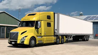 Nebraska DLC Volvo VNL Realistic Driving American Truck Simulator POV Drive Gameplay 4K ATS 1.50