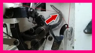 trick for erasing the anchors of the homemade overlock | mechanical clothing