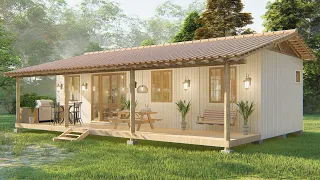 Tiny House Design 5 x 12 meters ( 640 Sqft ) with floor plan