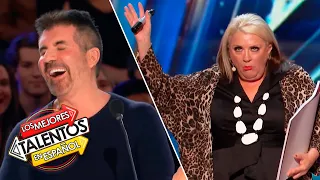 Mandy Muden: ¡la divertida maga que te hará CREER en la magia! | Audiciones | AGT 2023