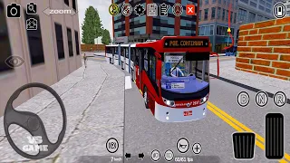 Double Articulated Volvo Bus Fun City Drive | Proton Bus Simulator Urbano Premium Android Gameplay