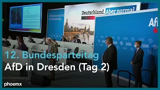 AfD: 12. Bundesparteitag in Dresden (Tag 2)