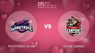 Winstrike Team vs Team Empire - RU @Map1 | Dota 2 Valentine Madness | WePlay!