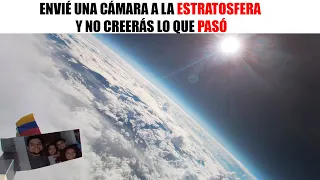 ENVÍE UNA CÁMARA Y UN GLOBO A LA ESTRATOSFERA ! Y GRABÉ EL PLANETA TIERRA