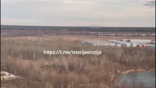 Работа 203-мм САУ "Пион" ВСУ из Деснянского района Киева.