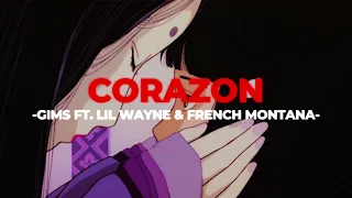 💙Corazon - Maitre Gims ft. Lil Wayne & French Montana (Slowed+Reverb)
