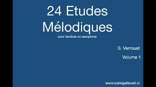24 Etudes Mélodiques van S. Verroust (vol. 1)