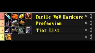 [Turtle WoW Hardcore] Тир лист профессий на хардкоре ( всё такой же субъективный )