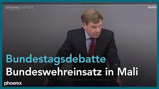 Bundestagsdebatte zum Bundeswehreinsatz in Mali (MINUSMA) am 20.05.22