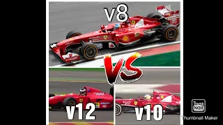 Ferrari F1 v8 vs v10 vs v12 PURE SOUND