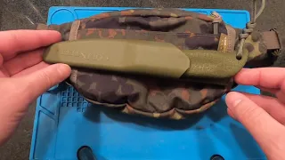 Helicon Tex and Cold Steel Finn Hawk - Bushcraft Fanny pack bug out