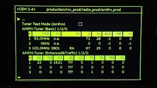 Audi A7 (4G) hidden green engineering menu and developer mode