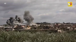 Strikes On Idlib Countryside Intensify; refugees mass at EU border